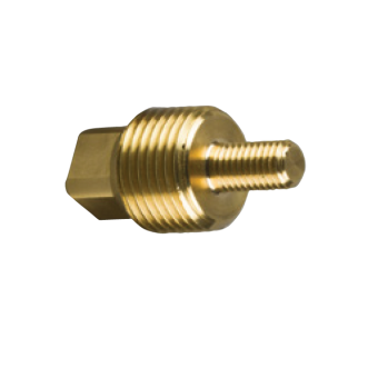 Tecnoseal 00714TPM - Volvo Penta Brass Plug Th.1/2'' Bspt + Male Thread M8