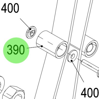 Steyr 2180317-1 - Idler Pulley Assembly for SE266E40v1 Engines