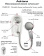 Osculati Adriana Recess-Fit Boat Shower 162x303 mm with 4 meter Stainless Steel Hose - 15.480.00