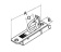 Allpa Stainless Steel Flush Hatch Pop-Out Pull Ring, A=83mm, B=21mm, C=12mm (16mm For Ring), D=19mm