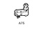 Ultraflex 41554D - Aluminium Boat Hook Clamp Block S61SS