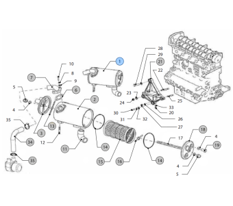 Vetus VFP01818 - Complete Exchanger