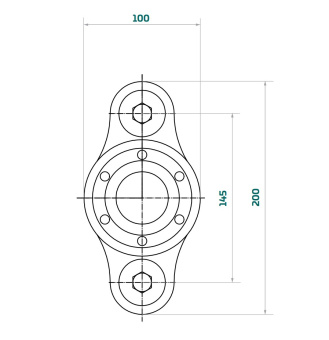 Aquadrive CVB05.05 – Moduline B05 Anti-Vibration CV Shaft System