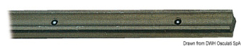 Osculati 62.940.14 - Anodized Aluminium + PTFE X-Rail 2m-Bars