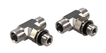 SeaStar HF6005 - Orb Tee Fitting Kit (2 Pcs.) For SeaStar Cylinder Hc5303-3/5312-3/5313-3/5314-3/5330-3/5331-3/4670-3