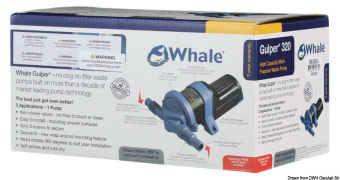 Osculati 16.156.15 - WHALE Gulper Pump 320 12V Retail