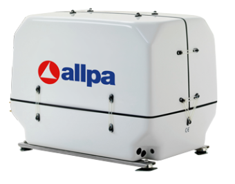 Allpa Marine Diesel Generator Set Model 'Paguro 18000', 18kva-16kw@3000 RPM, Water Cooling