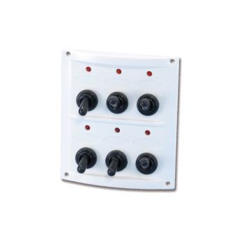 Bukh PRO L0674064 - 6 SWITCHES PanEL COL.WHITE