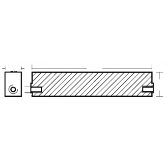 E. Polipodio Aluminium Bar For 60/300 HP Engine