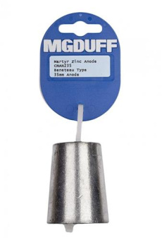 MG Duff Anode For Cap Nut Zinc Shaft ø35mm