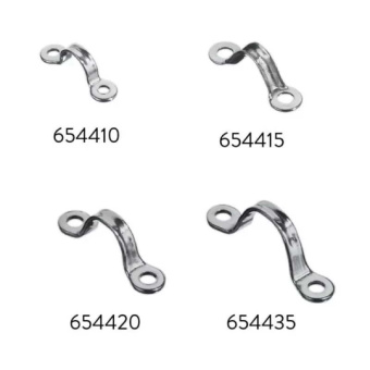 SeaSure 25.17 - 316 Stainless Steel Deck Eyes A 5mm X B 24mm X C 4.5mm (20 pcs)