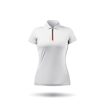 Plastimo 70318 - Women's UVActive Zip Sports Polo - White - Size XL