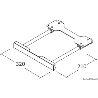 Osculati 48.726.00 - Table extension universal kit