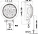 Osculati 13.315.00 - Adjustable 6x3W HD LED Light For A-Frame