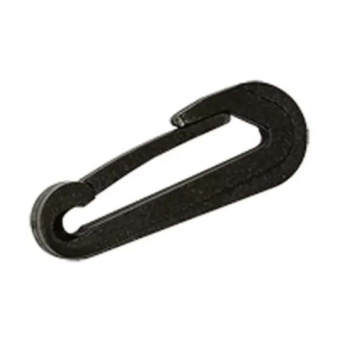Nuova Rade 43977 - Snap Hook Std, L.48mm, F/Ø5mm Cord, Plastic, Black