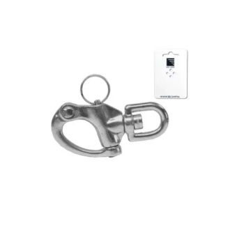 Belship 721411V - 316 Stainless Steel Snap Shackle with Swivel 68mm