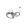 Belship 721411V - 316 Stainless Steel Snap Shackle with Swivel 68mm