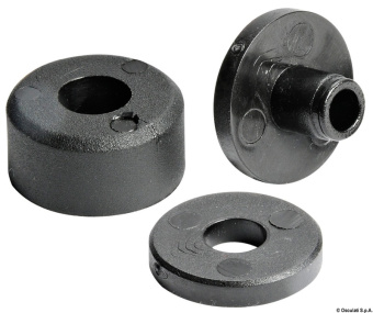 Osculati Glass Stop Spacers for Windscreen Fixing, 100 pcs