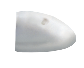 Allpa Plastic End Cap For Fender Profile 'Radial 40', White