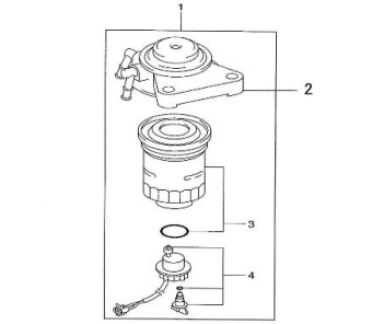 Nanni Diesel 970312242 - PLUG W/WATER LEVEL SWITCH for 4.380TDI