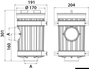 Osculati Aquanet PLUS Cooling Water Strainer 200/350/500 l/min