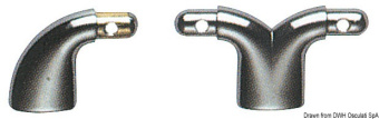 Osculati Chromed Brass Object Holder Bracket, 30×30 mm Base