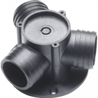 Vetus YCONN38 - YPlastic Y-connector for hose Ø 38 mm