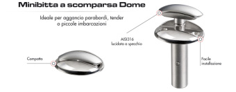 Osculati 40.135.60 - Dome Hidden Mini Cleat