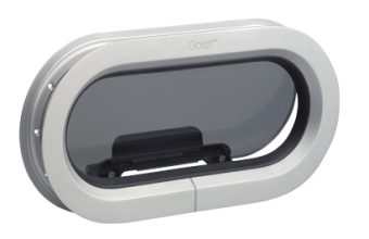 Goiot Portlight, Opening, Model 'Opal 32', For Hull Thickness 5-33mm, Outside 397x197mm