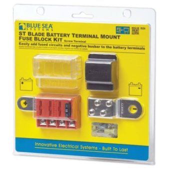 Blue Sea Plug-In Fuse Block Kit For Battery Terminal