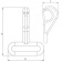 Hollex Hook Closure Stainless Steel 50x34 mm