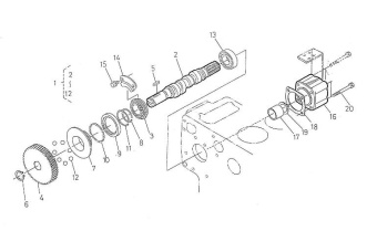 Nanni Diesel 970307941 - COVER,FUEL CAMSHAFT for 5.280HE