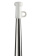 Osculati 35.196.00 - Stainless Steel Conical Flagstaff No Base 60 cm