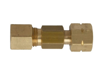 Talamex Gas Fitting Straight With ¼" Left-Handed Thread