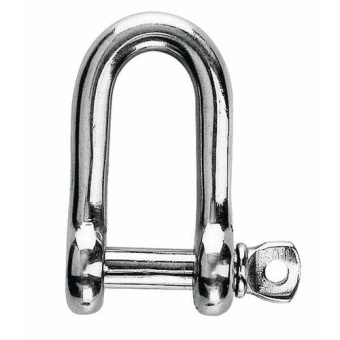 Plastimo 29749 - Shackle D-shape Stainless Steel 4mm X2