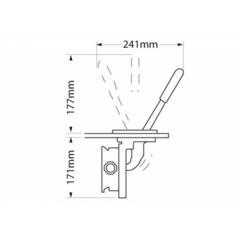 Whale Gusher Urchin Hand Pump Thru Deck
