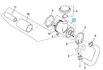 Northern Lights AT225535 - AIR FILTER ASSEMBLY