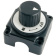 Euromarine Single-Pole Knurled Battery Switch 250A Black