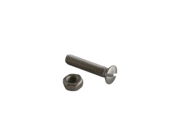 Talamex Stainless Steel AISI 316 Slotted Raised Head Bolt DIN 964 M4x50 (30 pcs)