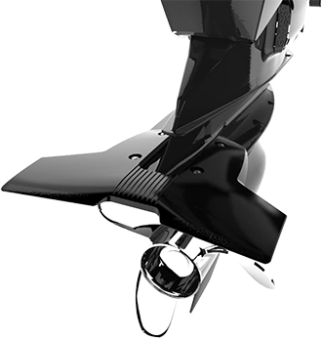 StingRay Classic Junior Hydrofoil, JR2-1, Black (9.9-40HP)