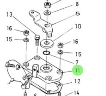 Nanni Diesel 970303913 - Speed Control Cover for Accelerator Assembly