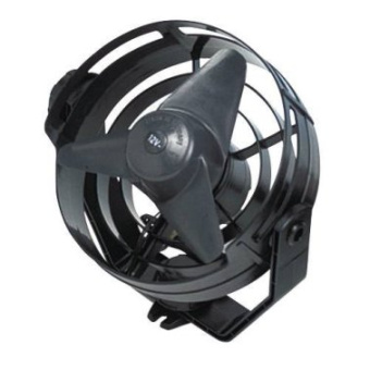 Hella Marine 8EV 003 361-012 Turbo Fan - 24V - 6.5W - Black - Cable: 1400mm