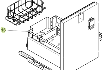 Isotherm SGC00327AA – Divider Bar for Bottles for DR49 Drawer Refrigerator