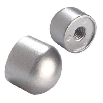 Super Marine Magnesium Anode Shield Nut Pair For Mercury Receptacle