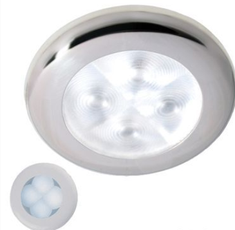 Hella LED Recessed Lamp 12V White/Chrome