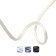 English Braids 34770200000 12-Strand Pre-Stretched Polyester 5mm White