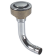 Foresti & Suardi 242D.DX.C - Angled Tank Air Vent for Hose Ø 22 mm Chrome