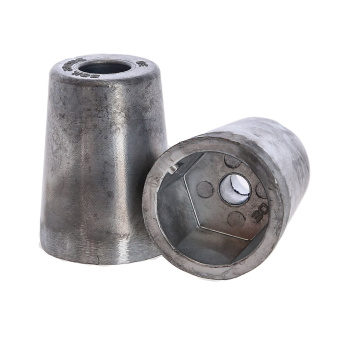 Plastimo P204361 - Zinc Anode Hexagonal Shaft End Radice Ø40 (Bulk, 0.46 kg)