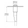 Whale DS2123B - Twist Mk2 Black Straight Hand Shower Hot/Cold Whale DS2123B - Twist Mk2 Black Straight Hand Shower Hot/Cold