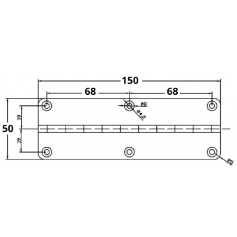 Hinge 150X50 mm